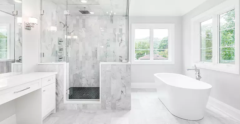 Full Shower Remodel in Wheeling